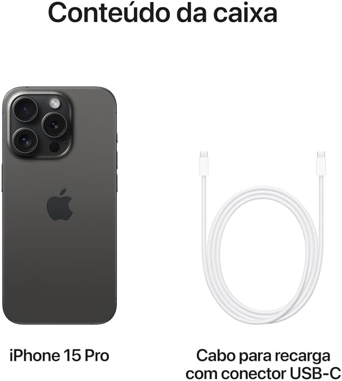 iPhone 15 Pro 128 GB - LACRADO - 1 ano garantia Apple